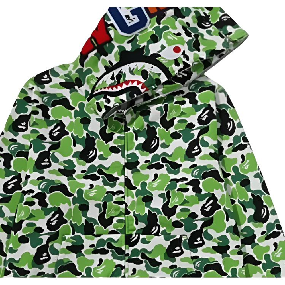 A Bathing Ape Store Chengdu Separate Shark Full Zip Худи