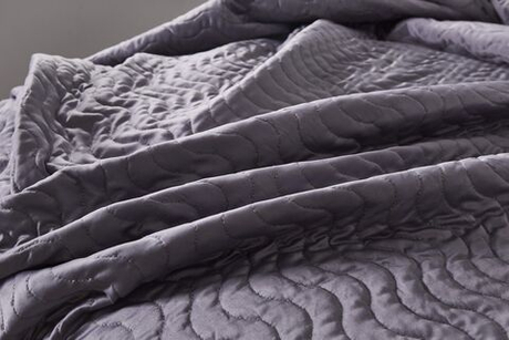 Покрывало 160х220 и наволочка 50х70 Sofi De MarkO Саванна темно-серое