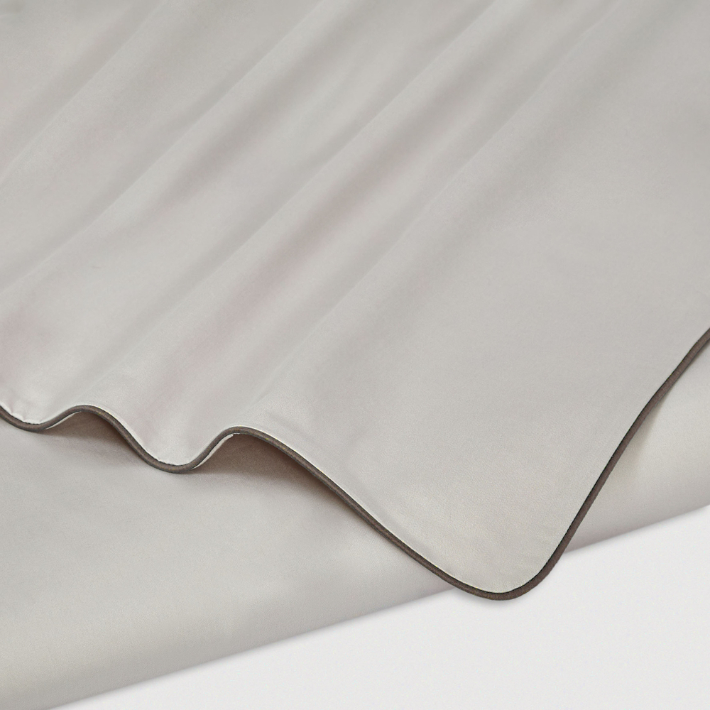 Постельное белье 2 спальное евро Сlaire&Caroll Lune серое