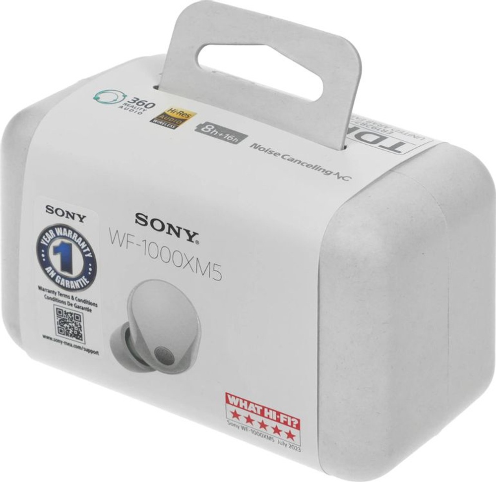 Наушники Sony WF-1000XM5, Bluetooth, внутриканальные, серебристый [wf-1000xm5/sc]