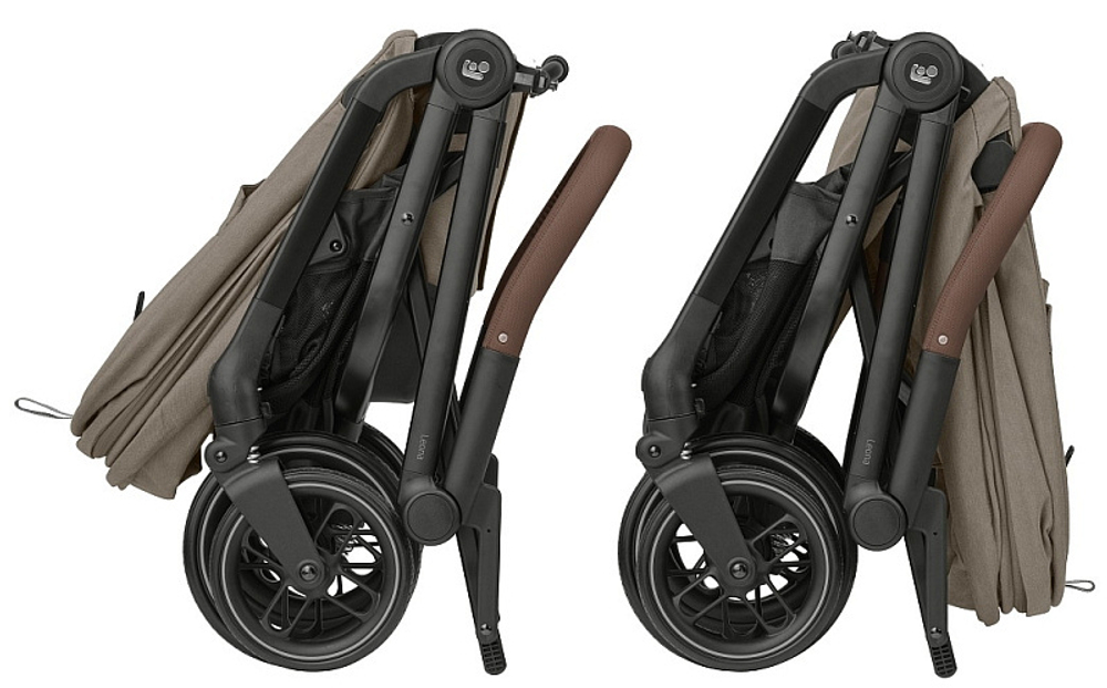 Детская прогулочная коляска Maxi-Cosi Leona2 большие колеса 1204470110 Twillic Truffle трюфель (беж)