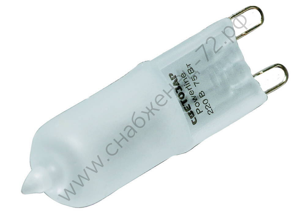 Лампа галогенная СВЕТОЗАР капсульная, матовое стекло, цоколь G9, диаметр 13мм, 40Вт, 220В