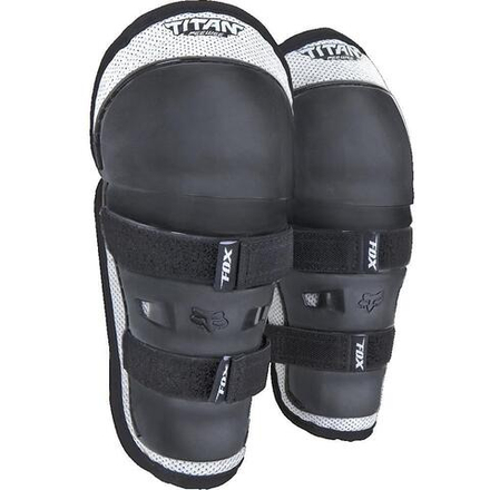 Наколенники детские Fox Titan Knee/Shin Kids Guard (Black/Silver, OS, 2024 (08037-464-OS))