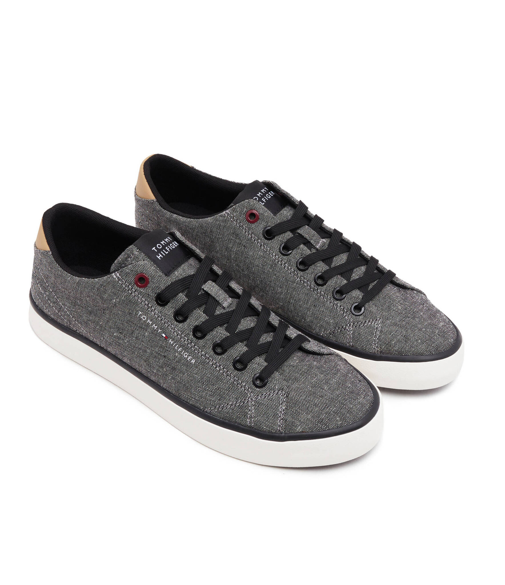 Кроссовки TH HI VULC LOW CHAMBRAY Tommy Hilfiger - графитовый(FM0FM04945)
