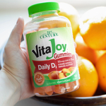 21st Century, VitaJoy®, жевательные таблетки с витамином D3, со вкусом персика, 120 жевательных таблеток