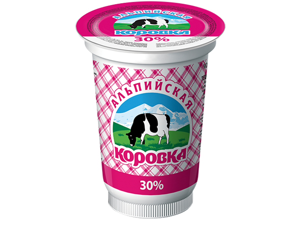 &quot;Альпийская коровка&quot; - молокосодержащий продукт с ЗМЖ, 30%