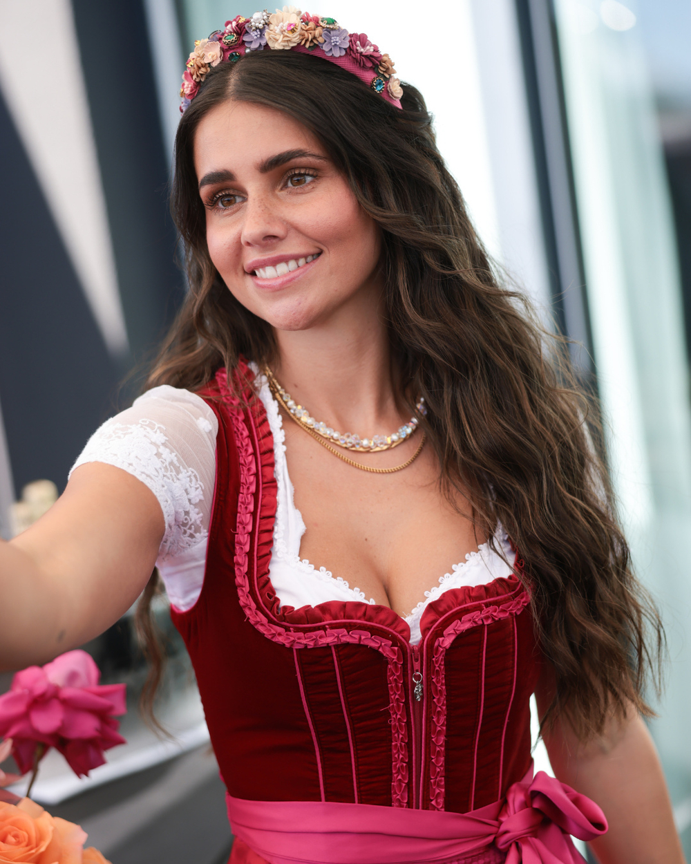 Колье Coeur de Lion Crystal-Gold 1136/10-1816