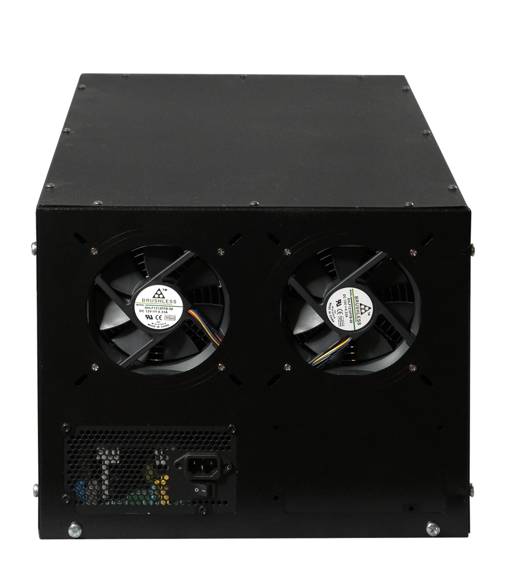 Продувная тушка для майнинга на 4 большие видеокарты