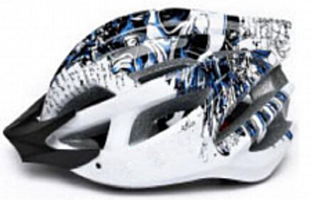 Шлем защитный FSD-HL007 (in-mold) сине-белый, размер L