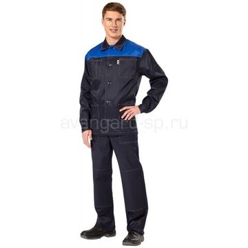 Куртка "Дамаск" (т.синий/василек)