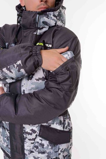 Костюм "ГОРНЫЙ -45" кур+п/к (Алова/Таслан, белый/серый)