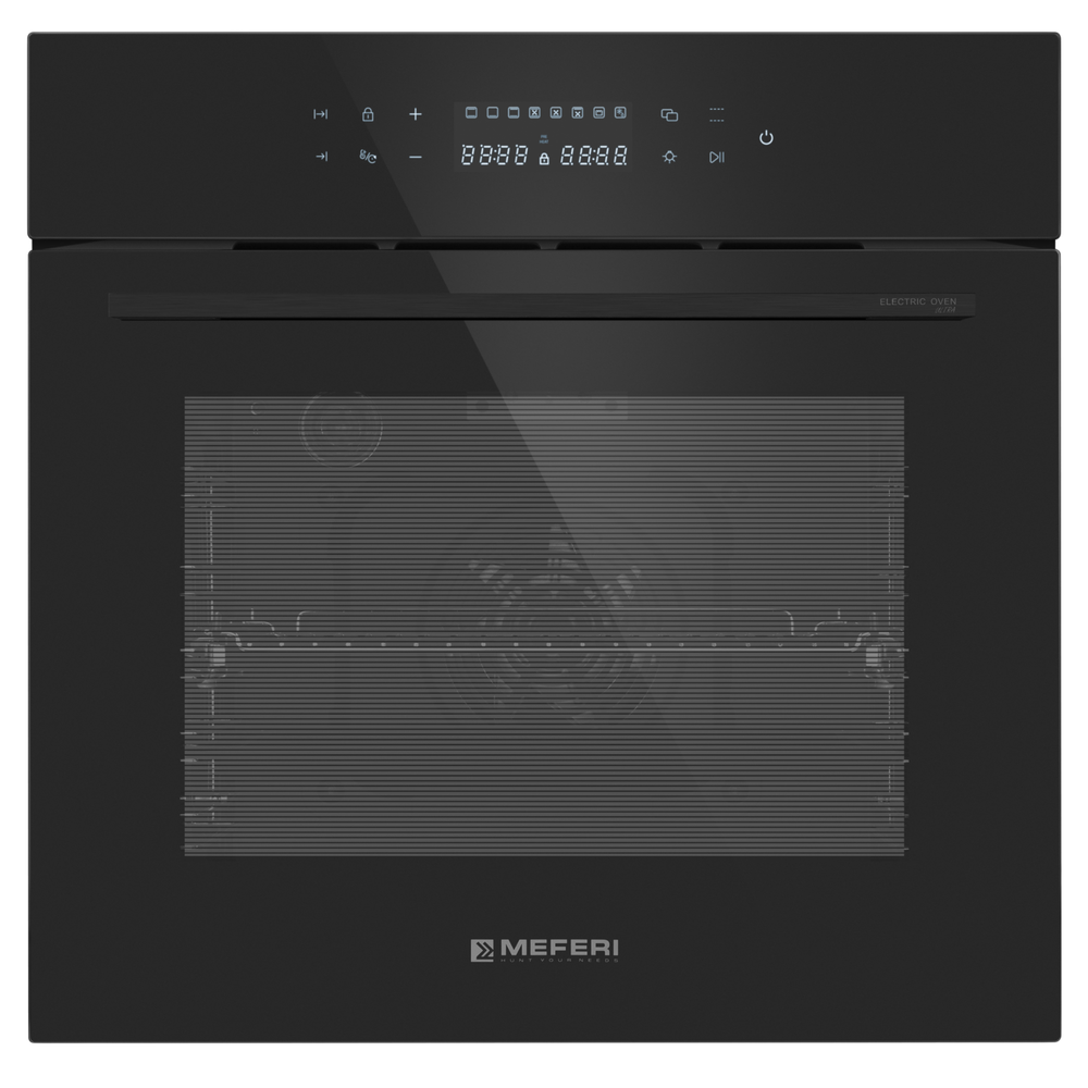 Электрический духовой шкаф Meferi MEO6010BK MATT ULTRA фото 