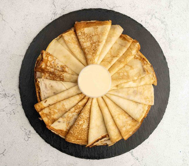 Блины со сгущенным молоком, 10 шт.