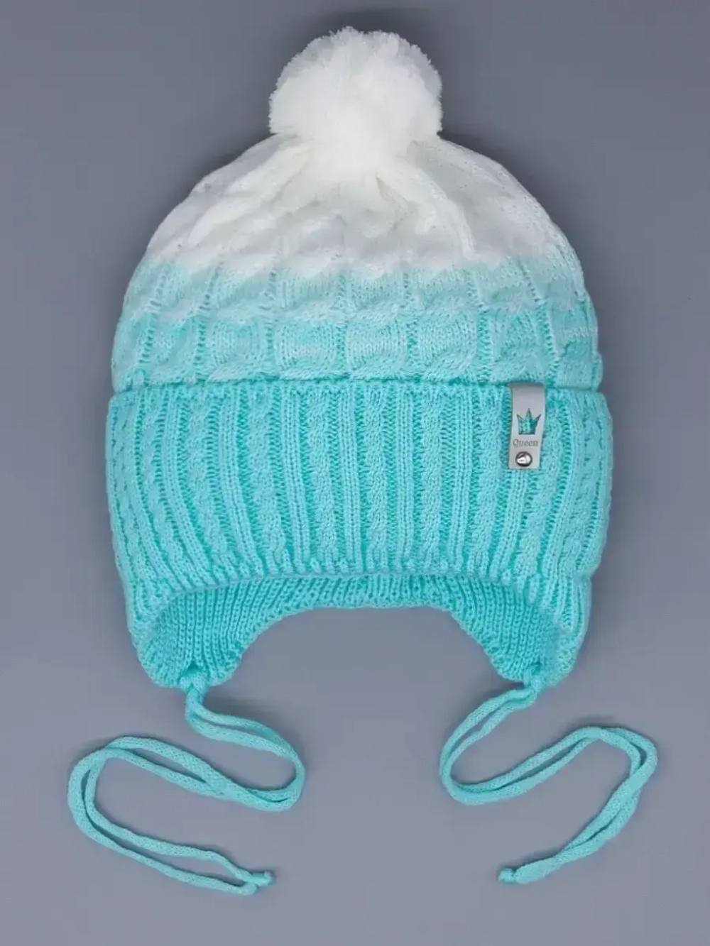 Шапка для мальчика осенняя с завязками