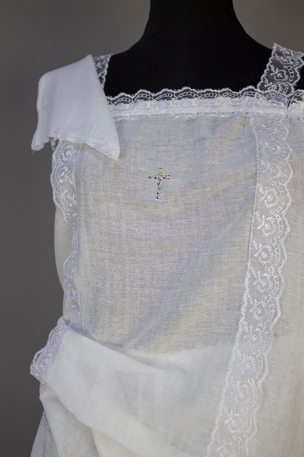 Комплект женского белья ситец с крестиком