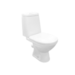 Унитаз-компакт "Сканди" белый (косой, нижн., сид. полип., 2-кн арм.) (Rosa)