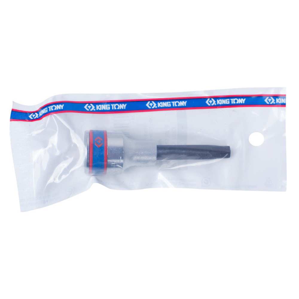 KING TONY (403740) Насадка (бита) торцевая 1/2", L = 80 мм, TORX с отверстием, T40