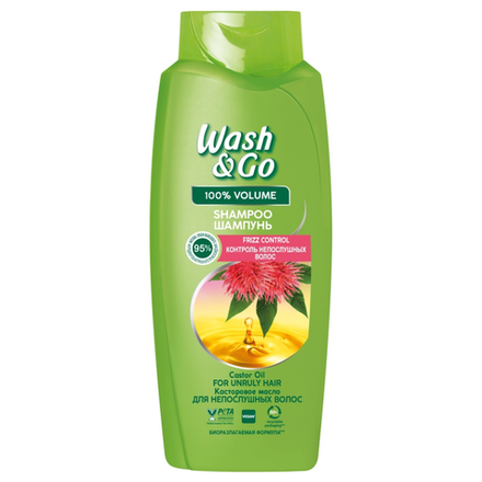 Шампунь Wash&Go Контроль непослушных волос 675 мл