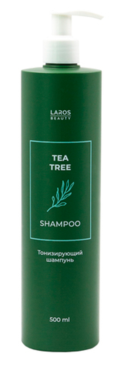 Laros Beauty, Тонизирующий шампунь Tea Tree Shampoo, 500 мл