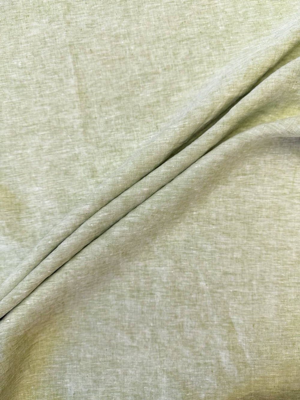 Лен Fendi светло-зеленый