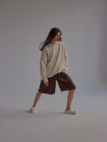 Baggy Shorts LOGO French Roast