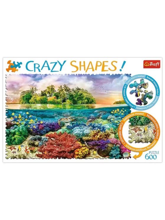 Пазл для детей 7 8 лет взрослого 600 элемент Тропический рай