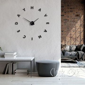 Настенные 3D часы Have a nice day