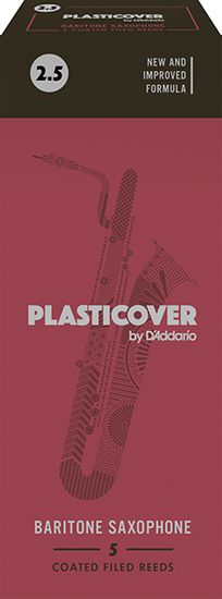 RRP05BSX250 Plasticover Трости для саксофона баритон, размер 2.5, 5шт, Rico