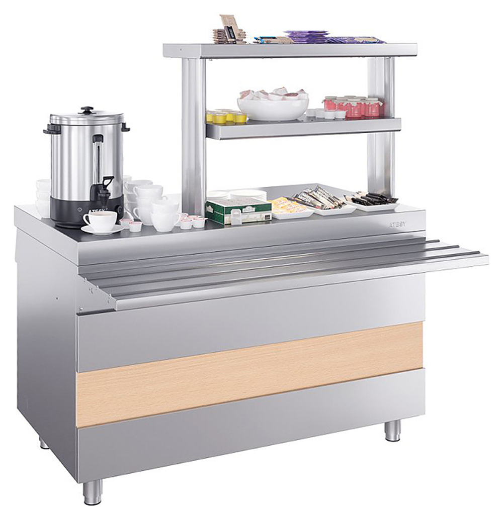 Прилавок для горячих напитков ATESY Ривьера ПГН-1120-02-О