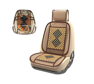 Накидка массажер  Nova Bright 47349 сетка с подголов дерев пласт (с узор,Темный орех) (132*52см ) шт