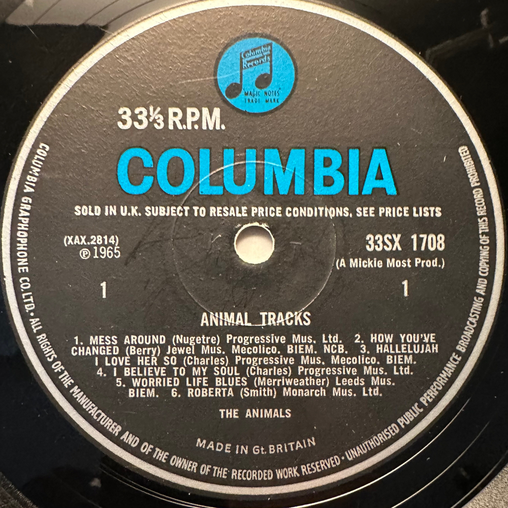 The Animals - Animal Tracks (Англия 1965г.)