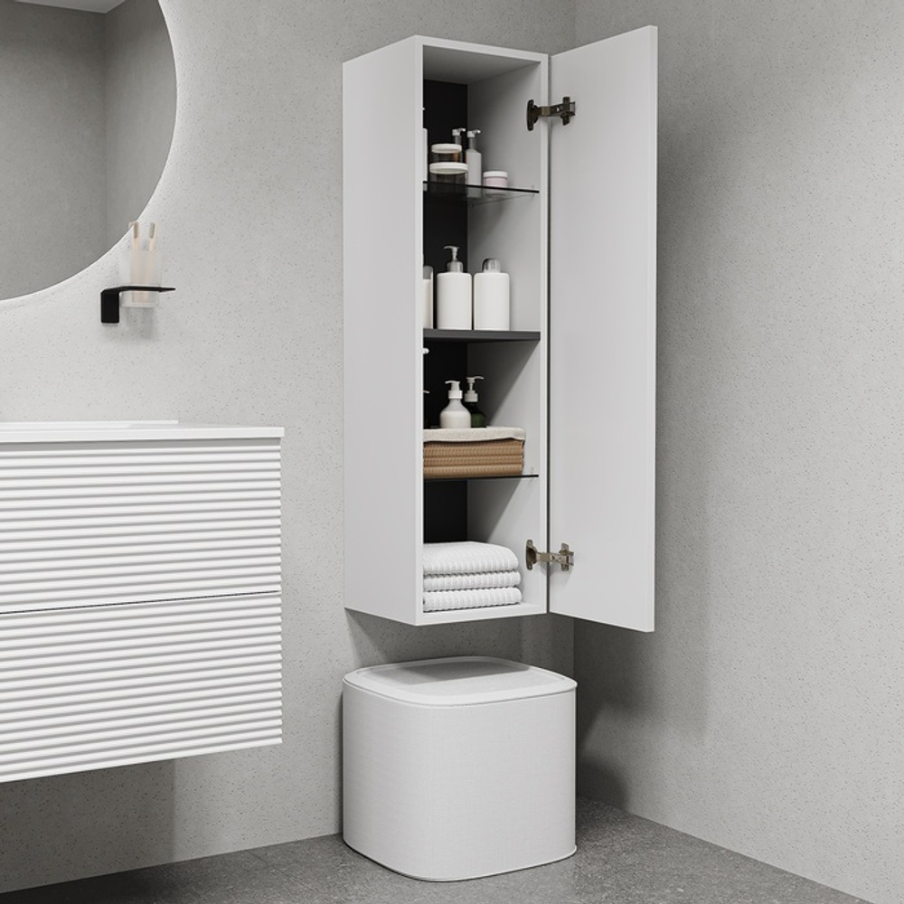 Пенал подвесной IDDIS Bild, 30 см, белый, BIL30W0i97