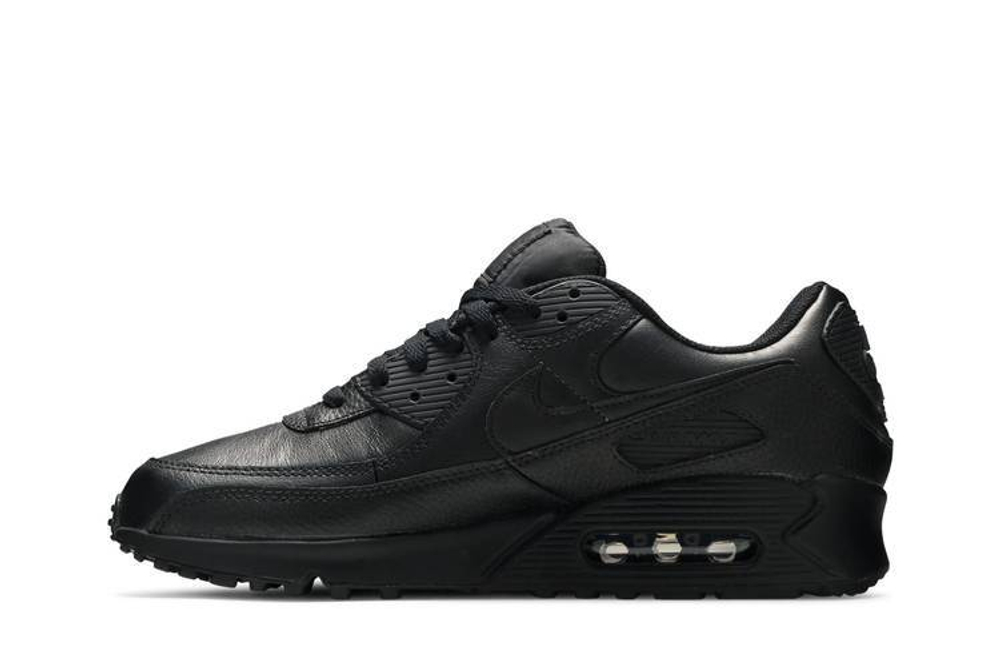 Кроссовки Nike Air Max 90 Leather "Triple Black"
