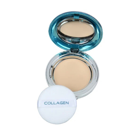 Увлажняющая коллагеновая пудра со сменным блоком Enough Collagen Hydro Moisture Two Way Cake SPF25 PA++ 21 тон