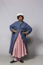 Плащ "Зое" Индиго