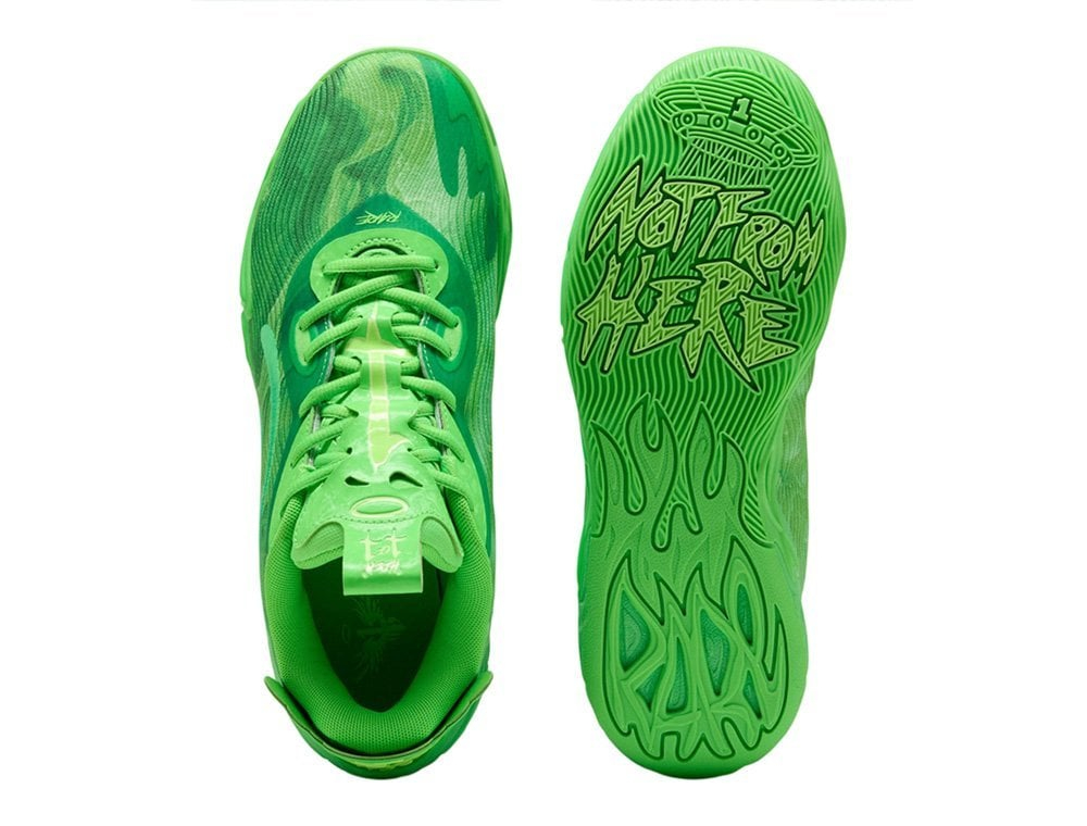 Баскетбольные кроссовки Puma MB.04 Lo Team Green Glare-Fizzy Lig