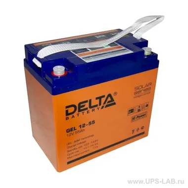 Аккумуляторы Delta GEL 12-55 - изображение 1 Аккумуляторы Delta GEL 12-55 - фото 1