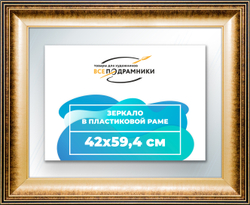 Зеркало настенное в раме 42x59,4