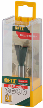 Фреза пазовая "Ласточкин хвост" DxHxL=19x22x52.5мм (3608-082219)