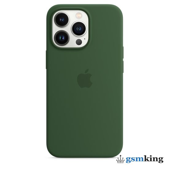 Apple Silicone Case with MagSafe iPhone 13 Pro Clover «Зелёный клевер» MM2F3ZE/A