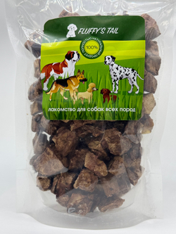 Лакомство для больших собак легкое говяжье мелкая нарезка 100 гр.