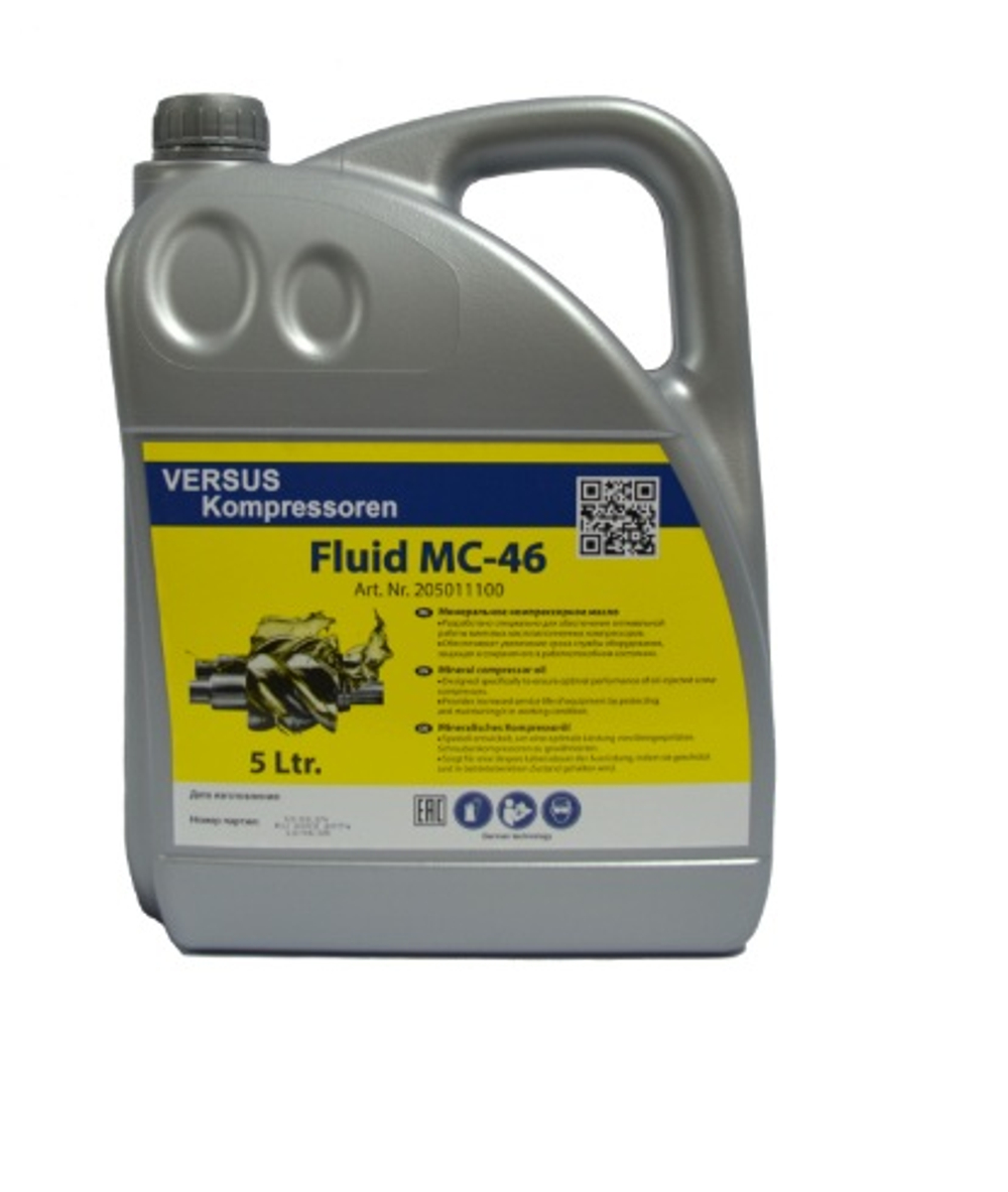 Минеральное масло для винтовых компрессоров Fluid MC-46 (5 л)