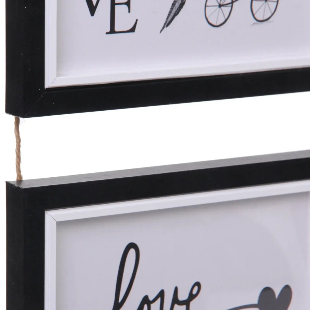 Фоторамка на 3 фото 10*15см «Maria» цвет черный