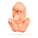 Реалистичный торс девушки с тремя упругими отверстиями, вибрацией, ротацией и голосом Kokos Hera.03 M10-03-25V