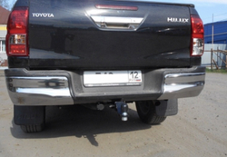 Фаркоп с элект. Smart, на Toyota Hilux FA 0971-E (с 2015 г.в.) (паспорт и сертификат в комплекте) Бизон