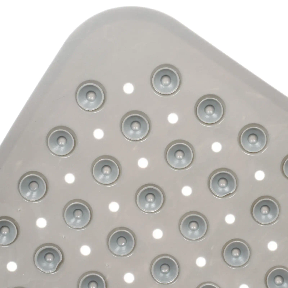 Коврик в ванну 70х38"Ариэль» серый