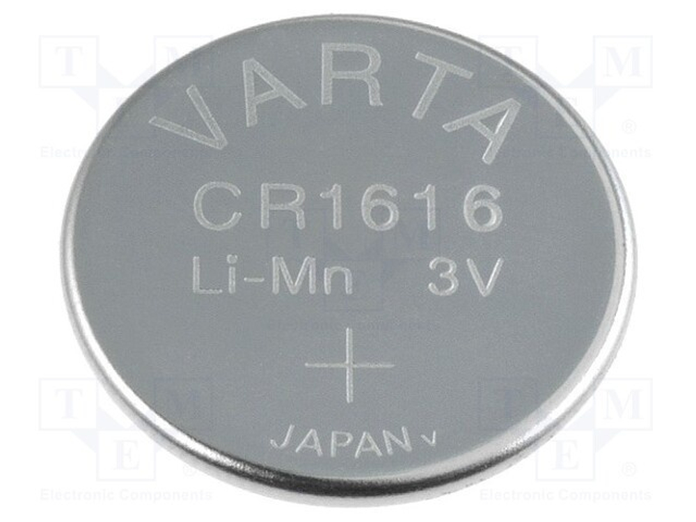 CR 1616 (6616101501), элемент питания, VARTA
