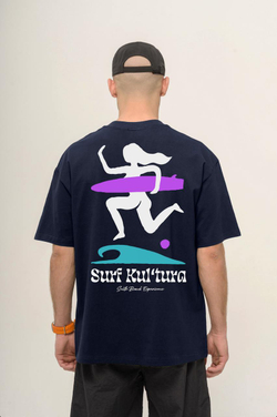 Футболка КУЛЬТУРА "SURF KULTURA", синий