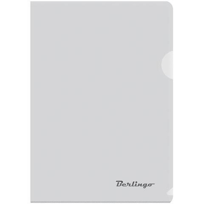Папка-уголок А5 пласт. прозрачная (Berlingo)