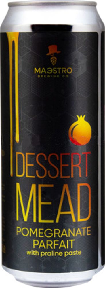 Медовуха Маэстро Помегранат Парфе / Mead Maestro Pomegranate Parfait 0.45 - банка
